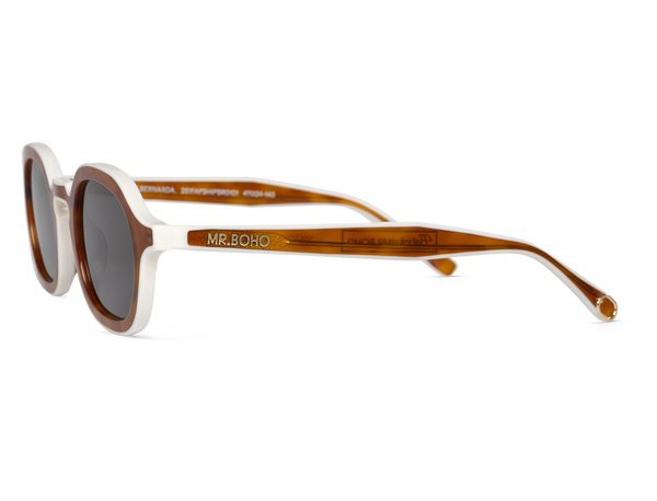 FLABELUS BY MR BOHO WOOD AND WHITE EL PATIO - WITH CLASSICAL LENSES
