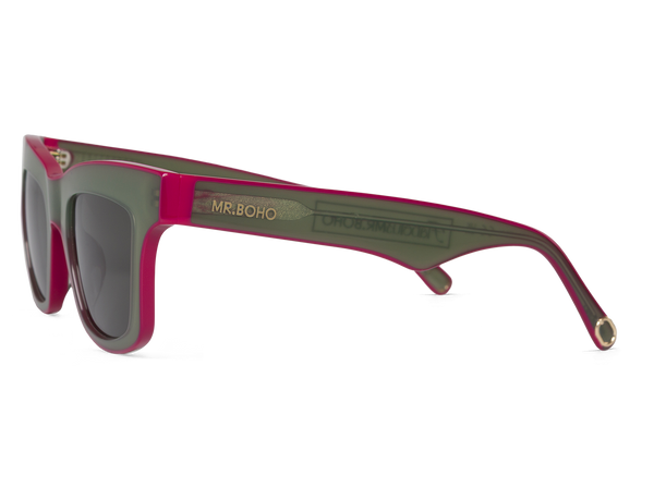 FLABELUS BY MR BOHO BOLD OLIVE MONTAUK WITH CLASSICAL LENSES