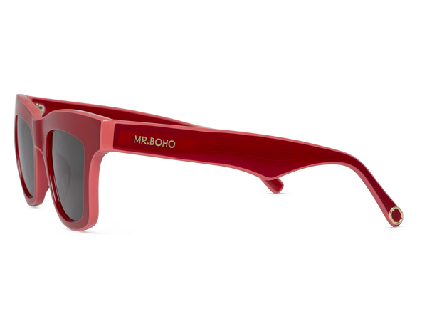 FLABELUS BY MR BOHO BOLD RED MONTAUK - WITH CLASSICAL LENSES