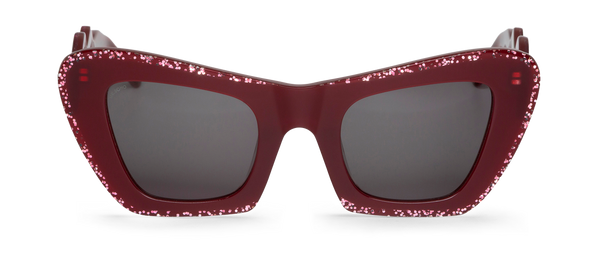 GARNET - LAVA FLOWING FRAMED WITH CLASSICAL LENSES