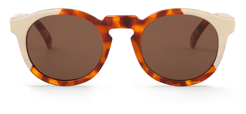 CREAM/LEO TORTOISE JORDAAN WITH CLASSICAL LENSES