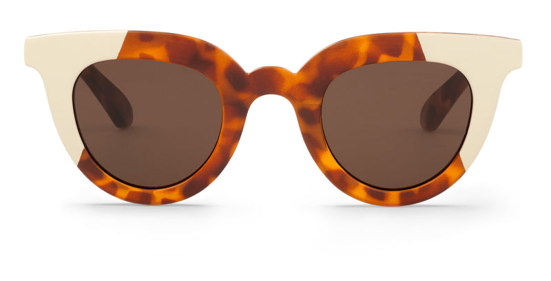 CREAM/LEO TORTOISE HAYES WITH CLASSICAL LENSES